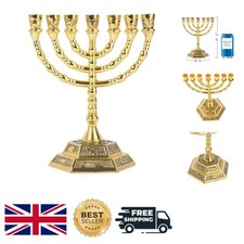 Exquisite goldene Menora 20 cm
