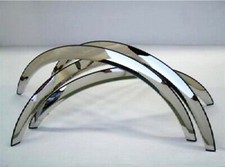 Radlauf Zierleisten Chrom Satz