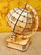 3D Holz Puzzle Globus DIY