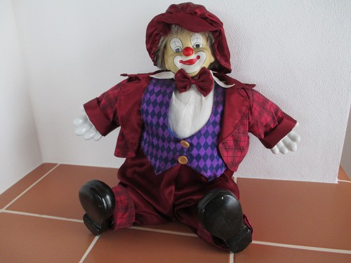 Großer porzelan clown sehr - clown,