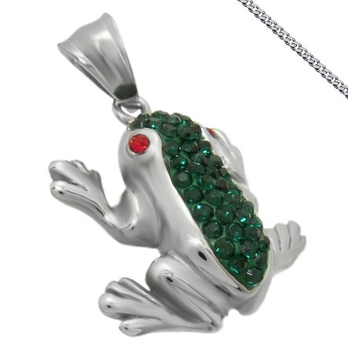Kettenanhänger frosch kette - kettenanhänger,