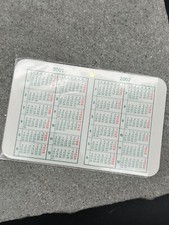 #1289 ORIGINAL ROLEX 2001 / 2002 KALENDER CALENDAR KARTE CARD DATEJUST GMT