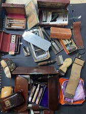 Konvolut Antike Rasierer Set