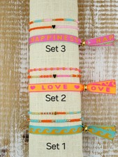 Armband set stoffarmband - armband,