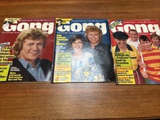 3 Alte TV Zeitschriften, Gong