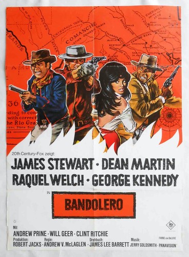 Filmplakat bandolero - filmplakat, "bandolero"