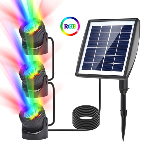 Led solar unterwasserlampe - solar,