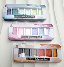 Metallic PinselAquarell Farben