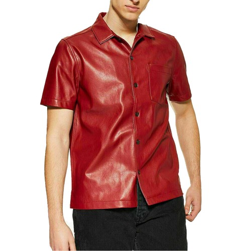 Herren leder hemd original - herren,