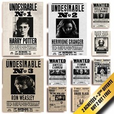 Harry potter wanted plakat - potter, set