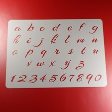 A4 Schablone Alphabet