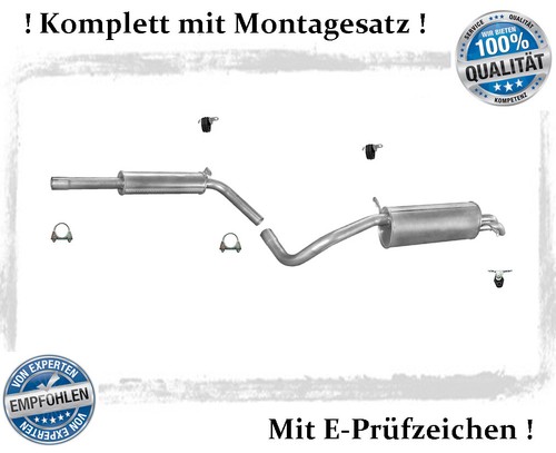 Endschalldämpfer für skoda - für,