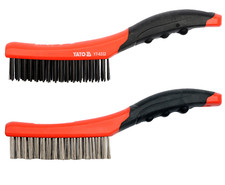 2tlg Handdrahtbürste