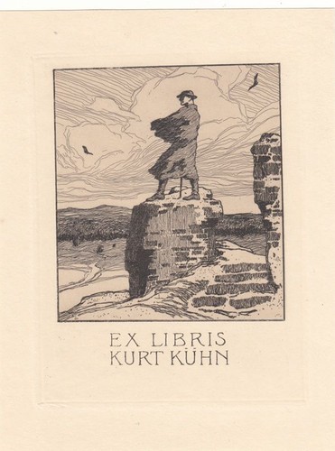 Exlibris bookplate radierung - exlibris,