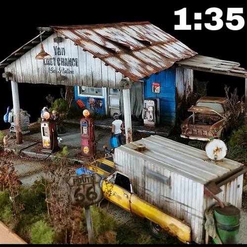 Alte tankstelle - alte, 1:35
