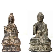 Buddha Statue Vintage Bronze Guanyin Skulpturen Meditation Geschenke Deko Kunst