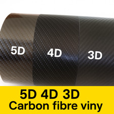 3D 4D 5D Kohlefaser Vinylfolie