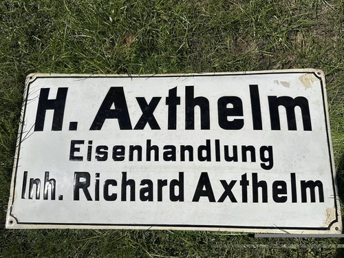 Emailleschild original emaille - original,
