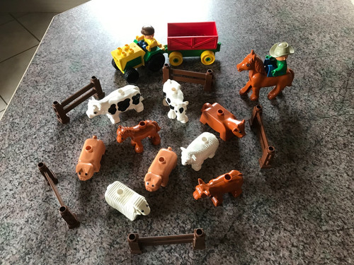 Lego duplo 10xbauernhoftiere - lego,