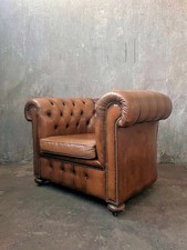 Chesterfield Sessel Leder