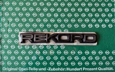 Opel Rekord E Schriftzug
