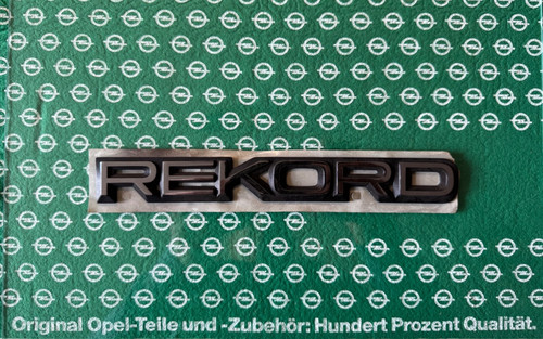 Opel rekord schriftzug - opel, e