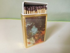Streichholzschachtelhülle Hülle Etui Motiv Blumen Gemälde Streichholzhalter