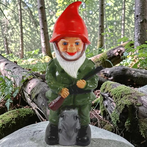 Gartenzwerg jäger xxl - gartenzwerg,