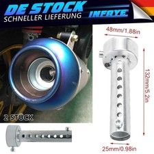 2 Stück Motorrad Auspufftopf