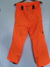 Herren Spyder-Skihose Gr. M, orange kaum getragen/neuwertig inkl. Latzträger