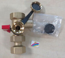 Kappenventil G 3/4 x 3/4 aus Messing für Membran Ausdehnungsgefäße 18 - 50 Liter