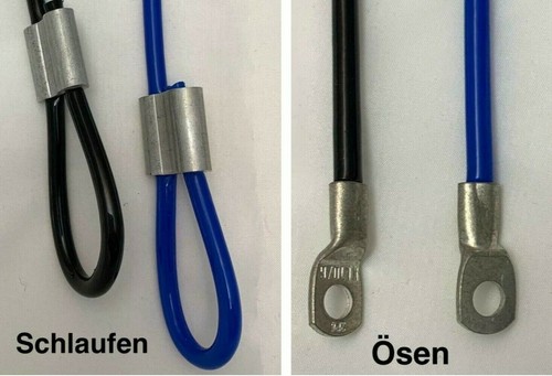 Stahlseil ummantelt mit - , 2