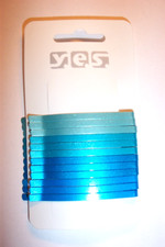 12x Haarklemmen Türkis, Blau