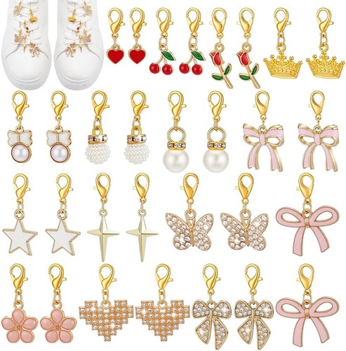Schuh charms goldfarben - schuh,