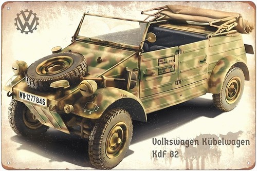 Metal sign volkswagen - metal,