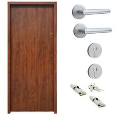 Ausstellungstür #OW02 Seitentür Hintertür ATS68 mit Zarge DIN Rechts 90x207cm