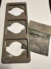 1x Berker Modul MB 3-Fach Rahmen Grau 133301 Senkrecht - Neu aus OVP NOS