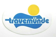 Souvenir-Aufkleber Travemünde Ostsee Lübeck Priwall Schleswig-Holstein 80er