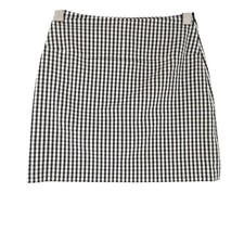 Suistudio Damen Gerade & Bleistiftrock Kurz Kariert Xd2 Größe 32 W26