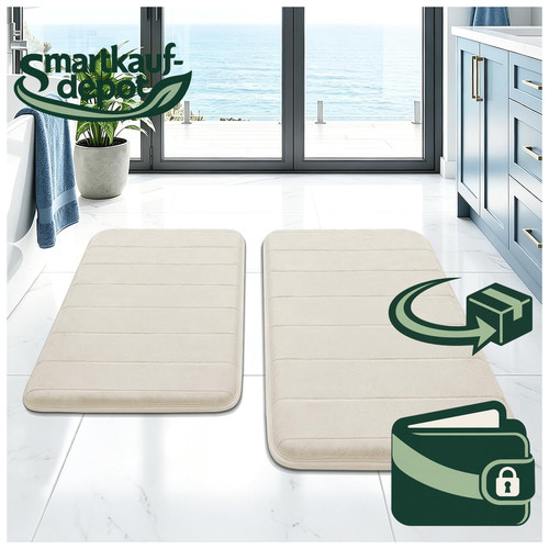 Badezimmerteppich set teilig - badezimmerteppich, 2-teilig