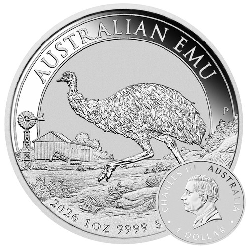 Emu 2026 silbermünze 1oz - 2026,
