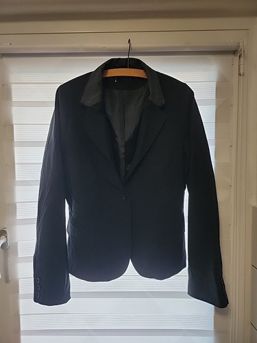 Blaser schwarz mit grauen - schwarz,