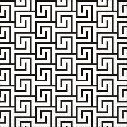Servietten greek key - 20,
