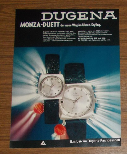 Seltene werbung dugena monza - seltene,