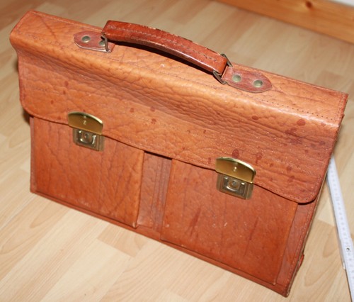 Leder auto tasche hand mappe - leder,