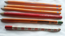 6 Tischlerbleistifte Zimmermannsbleistifte Werbung Zamek Industriegewerkschaft