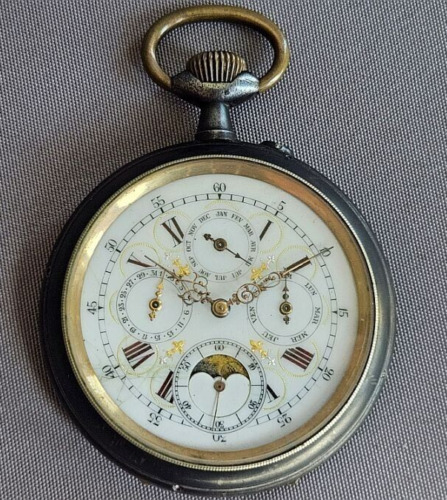 Große taschenuhr aus - taschenuhr, stahl