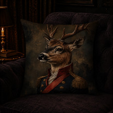 Dark Dekokissen Hirsch Gothic