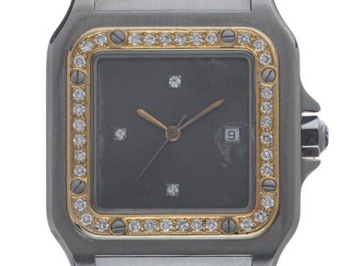 Cartier santos großes - santos, gm