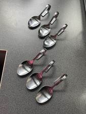 Amuse gueule Edelstahl Löffel, Snacklöffel, 6 Stück